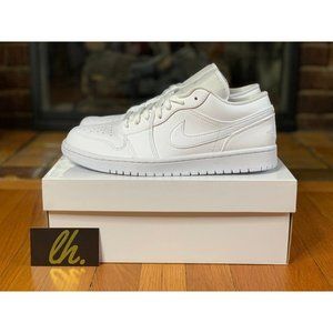 Size 11.5 w Jordan 1 Low "Triple White"